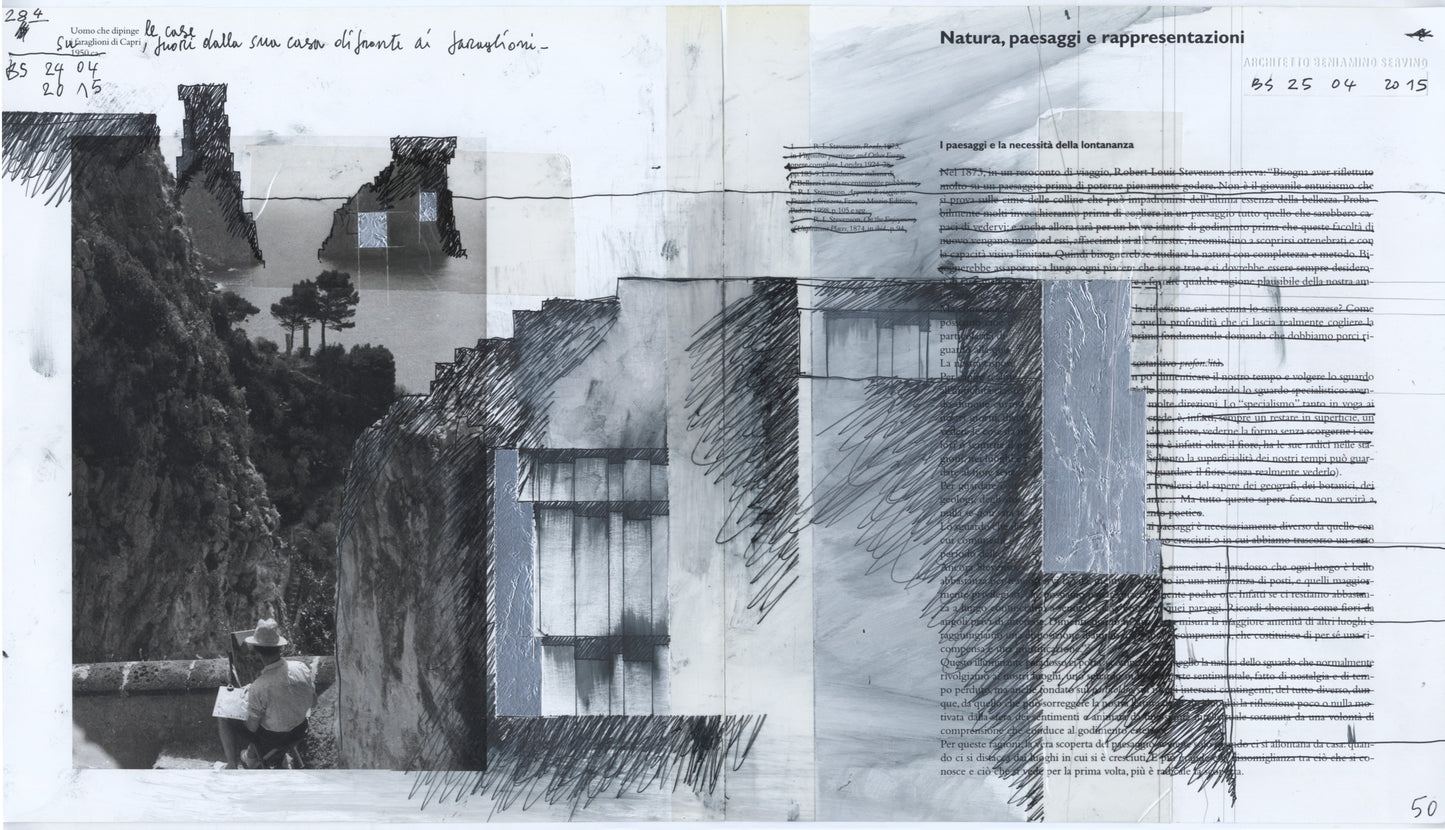 Uomo che dipinge le case, 2015