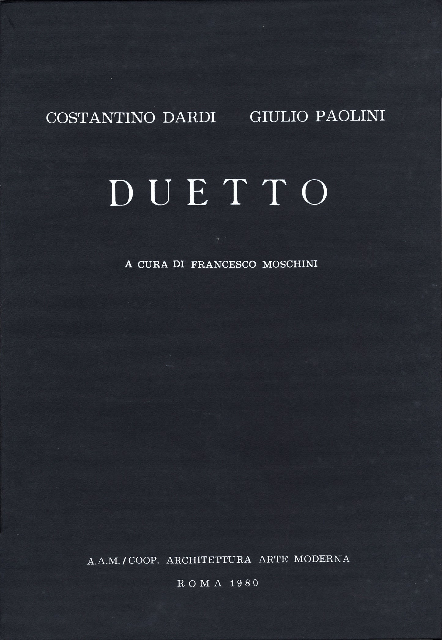 Cartella Duetto, 1981